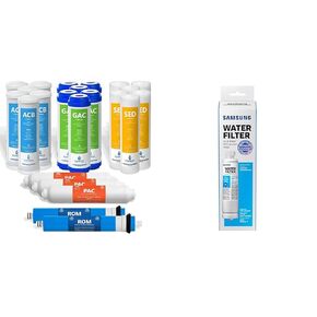 Express Water – 3 Year Reverse Osmosis System Replacement Filter Set – 23 Water Filters with 50 GPD RO Membrane, Carbon GAC, ACB, PAC Filters, Sediment SED Filters – 10 inch Size
