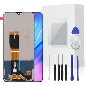 for T Phone REVVL 6 Pro 5G TMAF035G Screen Replacement Kit LCD Screen Display Touch Digitizer Assembly with Repair Tool for Model T Phone REVVL 6 Pro 5G 6.52inch