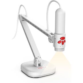 INSWAN INS-2 USB Document Camera — 13MP 4K Ultra HD A3-Size Capture, Dual-Mode Autofocus, LED Light, Microphone; Mac OS, Windows, Chromebook Compatible for Remote Teaching, Web Conferencing, Live Demo