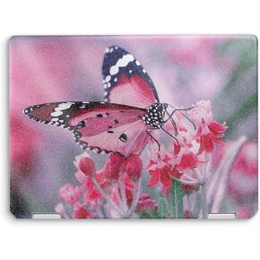 MightySkins Glossy Glitter Skin Compatible with HP Spectre x360 14" (2022) Full Wrap Kit - Pink Monarch | Protective, Durable High-Gloss Glitter Finish | Easy to Apply | Made in The USA