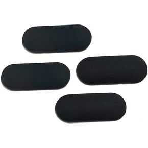 ZAHARA 4pcs Bottom Cover Rubber Non-Slip Bumper Foot Feet Pad Removable Tape Replacement for Lenovo Thinkpad T470 T480 A475 A485 Black