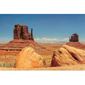 Reptile Habitat Background Monument Valley Terrarium Background Desert Canyon Gig Stones Gobi Backgrounds for Glass Container Decor Nature Landscape Aquarium Decor Vinyl 36x24in