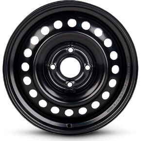 For 2013-2019 Nissan Sentra 16 Inch Black Steel Rim - OE Direct Replacement - Road Ready Car Wheel
