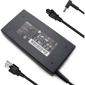 120W AC Charger for HP Power Adapter, HP Laptop Charger Replacement for Smart Blue Tip Charger Universal Dock G2 5TW13AA Envy 15 17 Series Omen 15-5000 5100 710415-001 L41856-001 HP 120W AC Adapter
