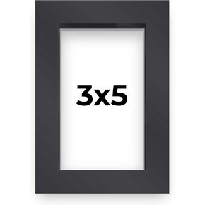 Poster Palooza 11x17 Frame Black Solid Wood Picture Frame | 0.75 Inch Moulding Width | Includes UV Acrylic Plexiglass, Foam Board Backing & Hanging Hardware in Kuwait