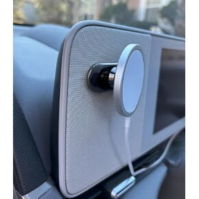 Phone Holder Charger Mount for 2024 Hyundai Sonata, Kona, and Ioniq 5 (All Years). Attaches Magnetically to Metallic Dashboard. Compatible with MagSafe.