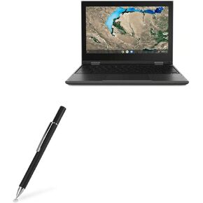 BoxWave Stylus Pen Compatible with Lenovo 300e Chromebook 2nd Gen (11.6 in) - FineTouch Capacitive Stylus, Super Precise Stylus Pen for Lenovo 300e Chromebook 2nd Gen (11.6 in) - Jet Black