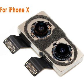 New OEM 12MP Autofocus Main Back Rear Camera Module Flex Cable Replacement Part Compatible for iPhone X (All Carriers)