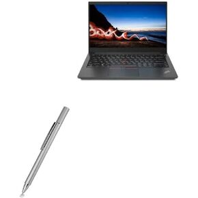 BoxWave Stylus Pen Compatible with Lenovo ThinkPad E14 Gen 2 (14 in) - FineTouch Capacitive Stylus, Super Precise Stylus Pen - Metallic Silver