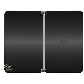 SopiGuard Sticker for Surface Duo Phone Edge-to-Edge Precision Vinyl Skin Wrap (Carbon Black)