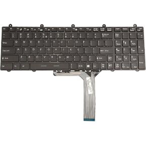US Layout Keyboard Black Replacement for V139922EK1 V139922AK1 Fit for M-S-I MS-16F4 MS-1762 MS-1763 MS-16GF MS-1759