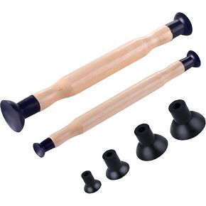 WINTOWIN Valve Lapper Set with 4 Suction Plates,Valve Lapping Grinding Stick Tool