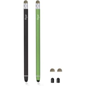 Stylus Pens for Touch Screens Sensitivity for iPhone/iPad/Samsung Galaxy/Tablets and All capacitive Touch Screen Devices +Replaceable Rubber Tips (Black+Red)