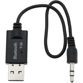 Create idea USB Bluetooth to AUX Cable Receiver 3.5mm in-Line Bluetooth Audio Adapter Compatible with Mini Cooper Gen 2 3 R56 R55 F56 F55 R60