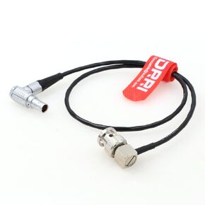 DRRI BNC to 9-Pin EXT Connector Timecode Input Cable for RED Komodo 6K (9Pin Thin Cable)