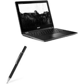 BoxWave Stylus Pen Compatible with Acer Chromebook Spin 512 (R852T) - FineTouch Capacitive Stylus, Super Precise Stylus Pen - Jet Black