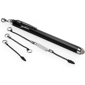 BoxWave Stylus Pen Compatible with Kindle Fire (1st Gen 2011) - EverTouch Capacitive Stylus, Fiber Tip Capacitive Stylus Pen - Jet Black
