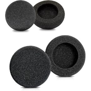 Ear Cushions Replacement for Jabra Headset Foam Ear Pads for Jabra PRO 920 9450 Biz 1500 2300 2400 GN2000 Plantronics HW251N HW510 Blackwire C310 C320 3210 3220 3320 Headphones (4 Pack)