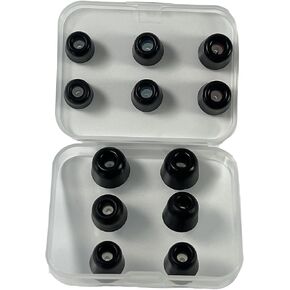 أطراف إسفنجية الذاكرة IOOIOO، ارتداد بطيء، أكثر راحة، تحجب المزيد من الضوضاء من أطراف سماعات الأذن المصنوعة من السيليكون لسماعات الأذن بقطر 4.1 مم إلى 6 مم (0.16 بوصة إلى 0.24 بوصة) in Kuwait