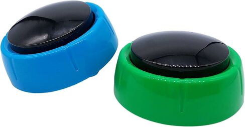 Poor Poor Dogs Train The Buzzer to Talk Recordable Dog Training Button Pet Talk Button 30 Second Recording Button Battery Included (2 Pieces) in Saudi Arabia