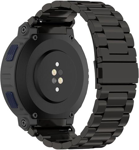 أحزمة معدنية متوافقة مع Amazfit Active Edge للنساء والرجال، حزام بديل من الفولاذ المقاوم للصدأ الصلب قابل للتعديل لساعة Amazfit Active Edge الذكية in Saudi Arabia