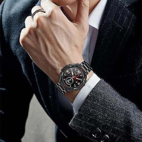 أحزمة معدنية متوافقة مع Amazfit Active Edge للنساء والرجال، حزام بديل من الفولاذ المقاوم للصدأ الصلب قابل للتعديل لساعة Amazfit Active Edge الذكية in Saudi Arabia