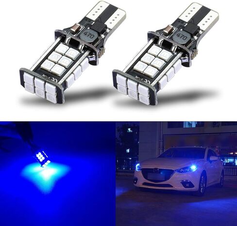 iBrightstar Newest Extremely Bright 3030 Chipsets 921 T15 912 W16W LED Bulbs Error Free For Backup Reverse Lights, Truck Cargo Lights, 3rd Brake Lights, Xenon White in Kuwait