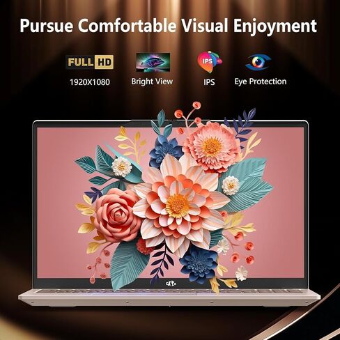 NIMO 15.6 FHD Student Laptop, 16GB RAM, 1TB SSD, Intel Pentium Quad-Core N100(Beat to i3-1115G4, Up to 3.4GHz), 2 Years Warranty, Type-C 65W Adapter, Backlit Keyboard, Fingerprint, Win 11, Rose Gold in Saudi Arabia
