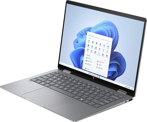 كمبيوتر محمول HP Envy x360 2 في 1 شاشة لمس 14.0 بوصة IPS WUXGA (Intel Ultra 7-155U، 32 جيجابايت LPDDR5، 1 تيرابايت PCIe SSD، Intel Graphics، Backlit KYB، Thunderbolt 4، WiFi 6E، Win11P) مع موسع منفذ USB DKZ in Saudi Arabia