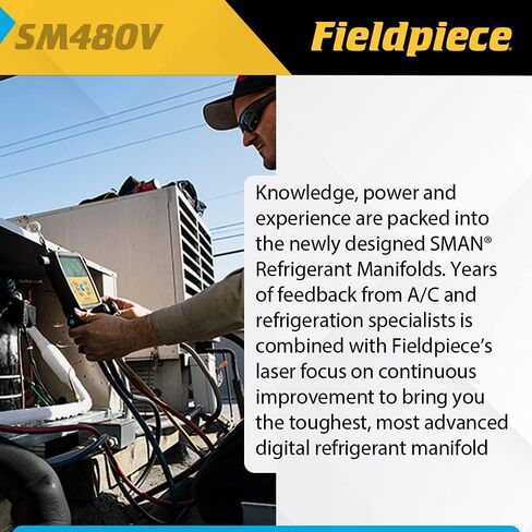 Fieldpiece SM380V SMAN manifolds, Black in Kuwait