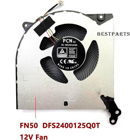 BestParts New Genuine CPU+GPU Cooling Fan Replacement for Lenovo Legion 5-15ARH05H Laptop (Type 82B1), P/N: 5H40S20132 5H40S20133 in Saudi Arabia