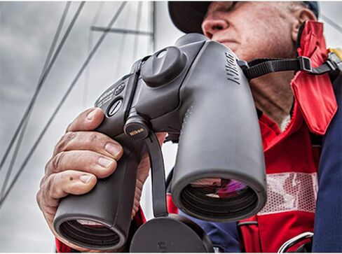 مناظير بحرية Nikon 7x50mm CF WP OceanPro مع بوصلة عالمية (16026) - حزمة مقاومة للماء ومقاومة للضباب مع قلم عدسة نيكون وقماش، وركوب القوارب، وأساسيات المحيط، وخاصية الانحراف التلقائي المدمجة in Saudi Arabia