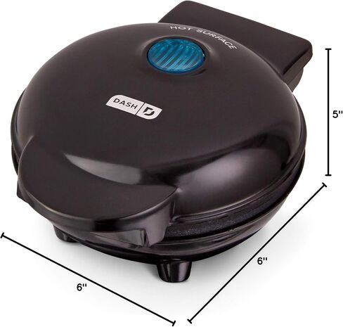 Dash Mini Maker Portable Grill Machine + Panini Press for Gourmet Burgers, Sandwiches, Chicken + Other On the Go Breakfast, Lunch, or Snacks with Recipe Guide - Aqua in Saudi Arabia