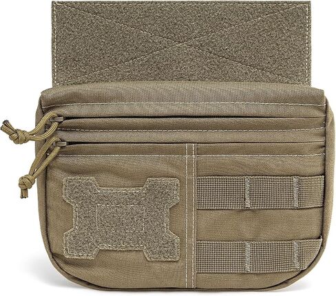 TSPRO Tactical Drop Dump Pouch with Hook & Loop Carrying Kit Bag for Tactical Vest Chest Rig in Saudi Arabia