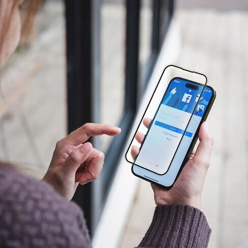 واقي شاشة من الزجاج المقوى مضاد للضوء الأزرق مع أيونات فضية لهاتف iPhone 12 mini (5.4 بوصة)، تم اختباره بواسطة SGS وIntertek، يحجب الضوء الأزرق الضار المفرط، ويقلل من إجهاد العين in Kuwait
