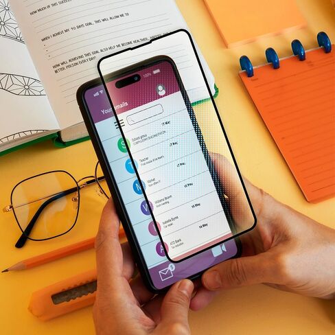 واقي شاشة من الزجاج المقوى مضاد للضوء الأزرق مع أيونات فضية لهاتف iPhone 12 mini (5.4 بوصة)، تم اختباره بواسطة SGS وIntertek، يحجب الضوء الأزرق الضار المفرط، ويقلل من إجهاد العين in Kuwait