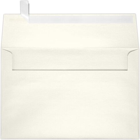 مظاريف دعوة LUXPaper A9 | قشر واضغط | 5 3/4 بوصة × 8 3/4 بوصة | أكوامارين ميتاليك | 80 رطل. نص | 50 الكمية in Kuwait