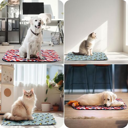 Kitty&doggy Go Self-Warming Mat for Dogs & Indoor Cats Beds & Blankets, Washable & Electricity-Free & Reflects Body Heat - Bat, Small in Saudi Arabia