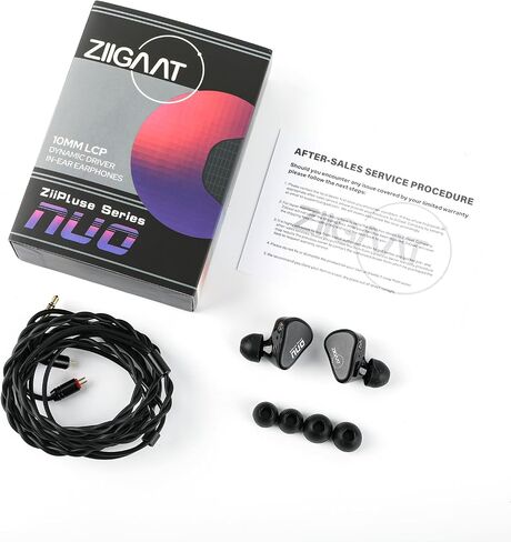 Linsoul ZiiGaat NUO داخل شاشة الأذن، سماعات أذن سلكية LCP Dynamic Driver مقاس 10 مم، HiFi IEM، سماعات أذن للألعاب، مع كابل IEM ثنائي السنون 0.78 مم قابل للفصل لمرحلة الموسيقي in Saudi Arabia