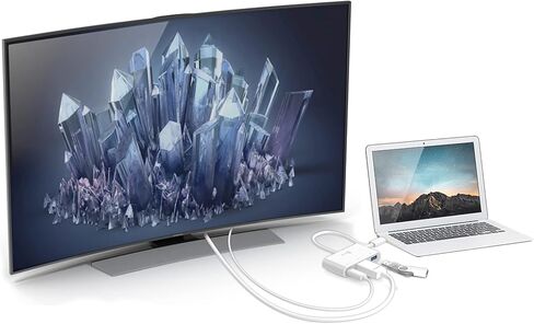 j5create USB Type-C إلى 4K HDMI وUSB-A 3.0 مع شحن PD 100W، لأجهزة MacBook أو Chromebook أو iPad Pro أو USB-C الكمبيوتر المحمول (JCA379) in Kuwait