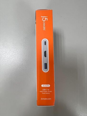 j5create USB Type-C إلى 4K HDMI وUSB-A 3.0 مع شحن PD 100W، لأجهزة MacBook أو Chromebook أو iPad Pro أو USB-C الكمبيوتر المحمول (JCA379) in Kuwait