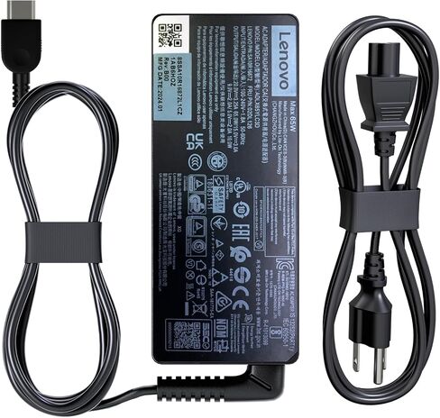 شاحن تيار متردد USB C 45 وات 65 وات لجهاز Lenovo ThinkPad E14 E15 L13 L15 E480 E485 E490 E580 E585 E590S E595 T490 T580 Yoga 2 في 1 14s-IWL 15 15-IIL 15-IML 16 Yoga 7 14itl5 15itl5 سلك محول إمداد الطاقة للكمبيوتر المحمول in Saudi Arabia