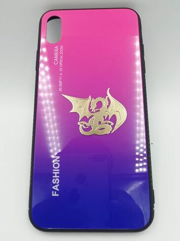 2 Pcs Metal Adhesive Dragon Badge Chrome Decals Windows Box Cellphone Case Cover Stickers Plate for Car Ipad iPhone and Laptop (Silver) in Saudi Arabia