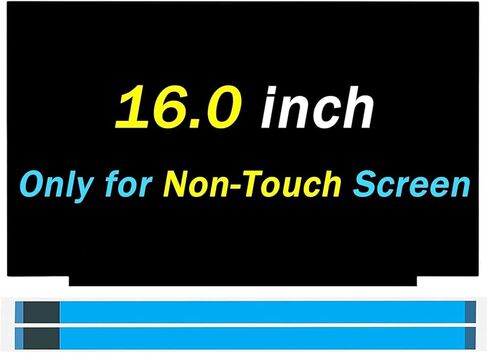 بديل لشاشة Dell Vostro 16 5630 5635 P117F LCD لجهاز Inspiron 16 5630 5635 P125F LED شاشة الكمبيوتر المحمول 30 دبوس 60 هرتز (FHD+ 1920x1200) 16.0 بوصة لوحة عرض LCD (فقط للشاشة التي لا تعمل باللمس) in Kuwait