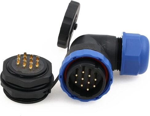 SD28 Aviation Connector 16 Pin Plug Socket Male Female Waterproof Bulkhead Wire Electrical Cable Connector Panel Mount 28mm 10A LED Lighting Connector in Saudi Arabia