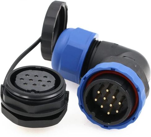 SD28 Aviation Connector 16 Pin Plug Socket Male Female Waterproof Bulkhead Wire Electrical Cable Connector Panel Mount 28mm 10A LED Lighting Connector in Saudi Arabia