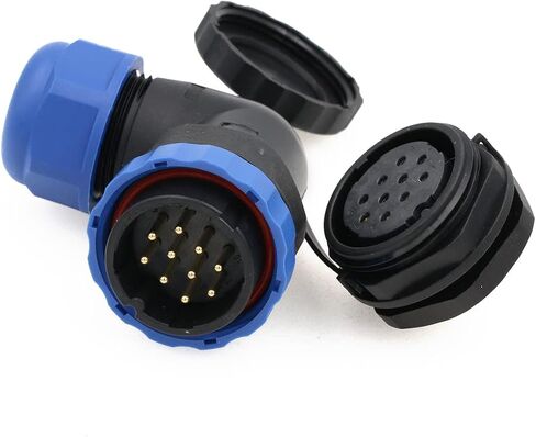 SD28 Aviation Connector 16 Pin Plug Socket Male Female Waterproof Bulkhead Wire Electrical Cable Connector Panel Mount 28mm 10A LED Lighting Connector in Saudi Arabia