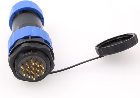 SD28 Aviation Connector 16 Pin Plug Socket Male Female Waterproof Bulkhead Wire Electrical Cable Connector Panel Mount 28mm 10A LED Lighting Connector in Saudi Arabia