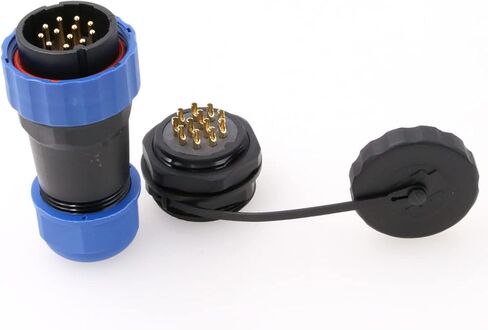 SD28 Aviation Connector 16 Pin Plug Socket Male Female Waterproof Bulkhead Wire Electrical Cable Connector Panel Mount 28mm 10A LED Lighting Connector in Saudi Arabia