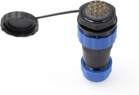 SD28 Aviation Connector 16 Pin Plug Socket Male Female Waterproof Bulkhead Wire Electrical Cable Connector Panel Mount 28mm 10A LED Lighting Connector in Saudi Arabia